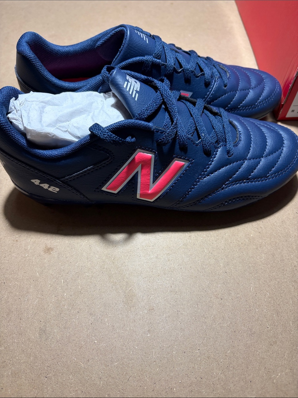 Kids New Balance 442 V2 Academy Junior FG Firm Ground Soccer Cleat
